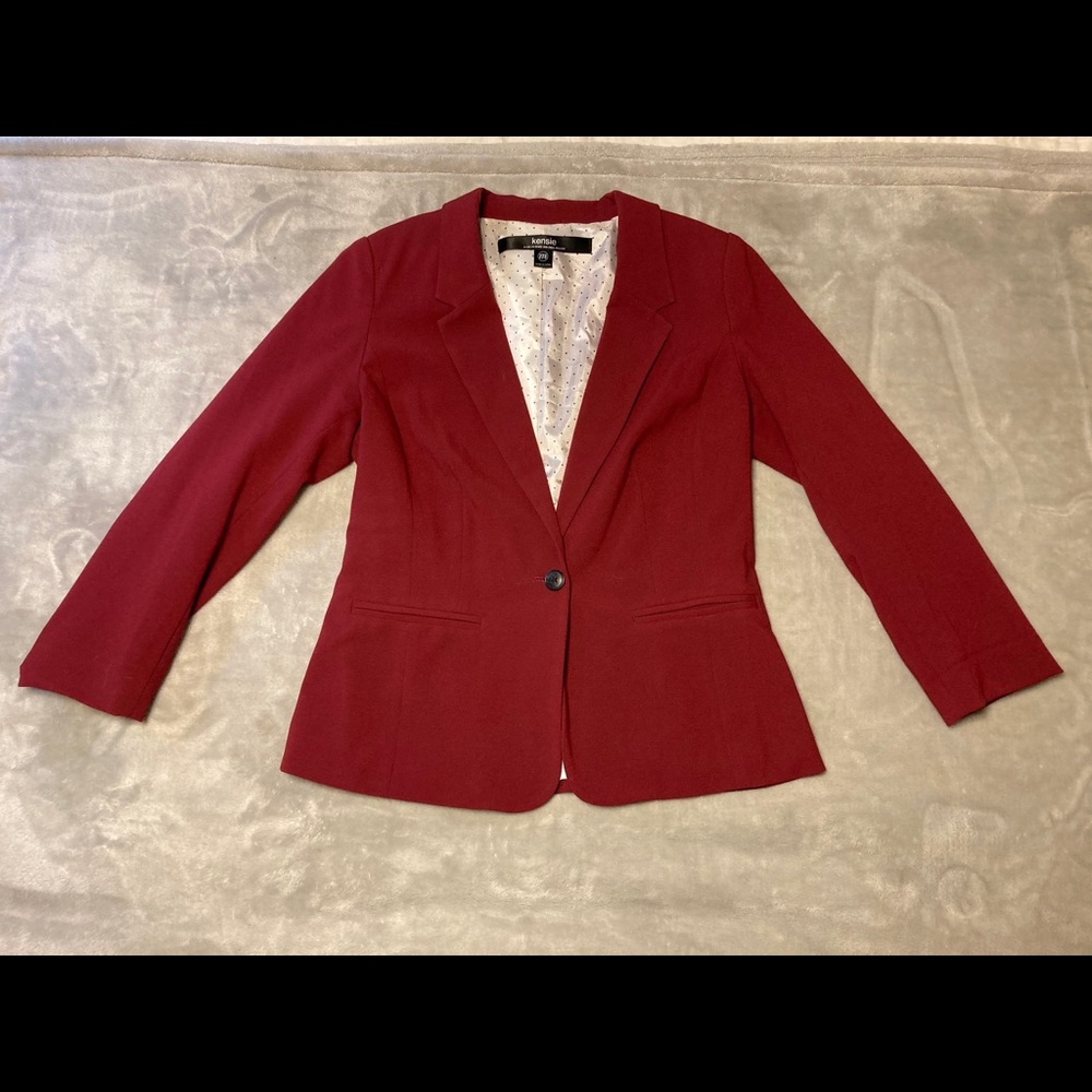 Red blazer
